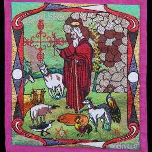 Papa Legba - Vodou Flag