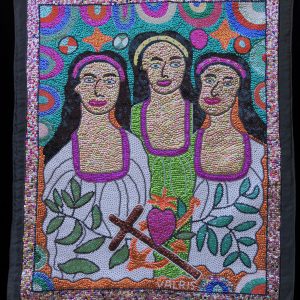 Marassa Trois (The Three Graces) - Vodou Flag