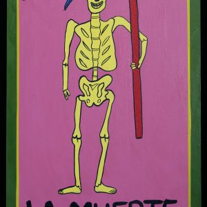 La Muerte - Loteria Card Painting