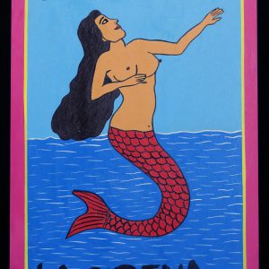 La Sirena - Loteria Card Painting