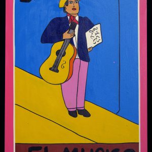El Musico - Loteria Card Painting
