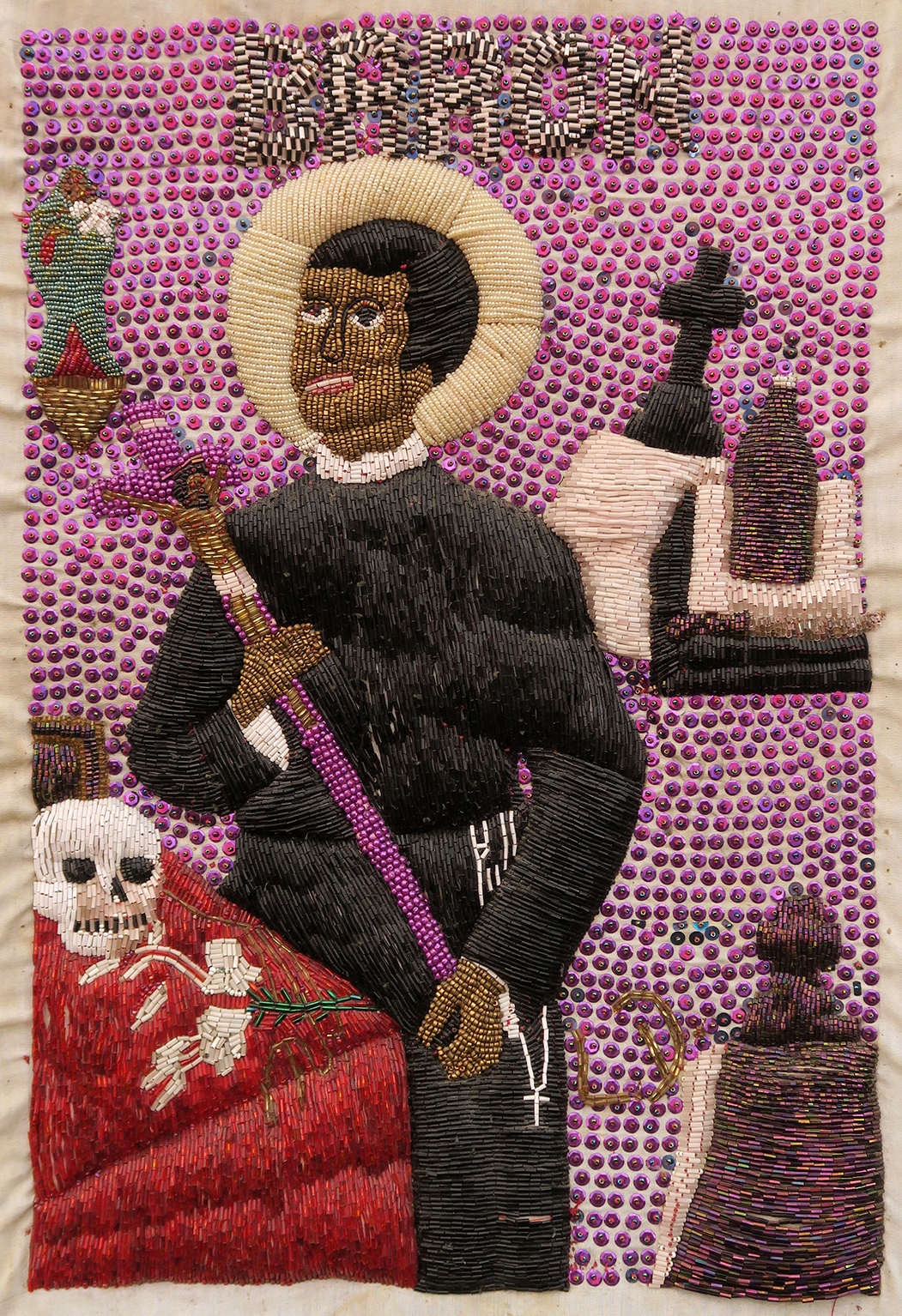 Baron au Cimetière - Vodou Flag
