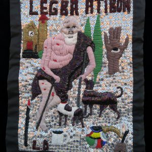 Legba Atibon - Vodou flag