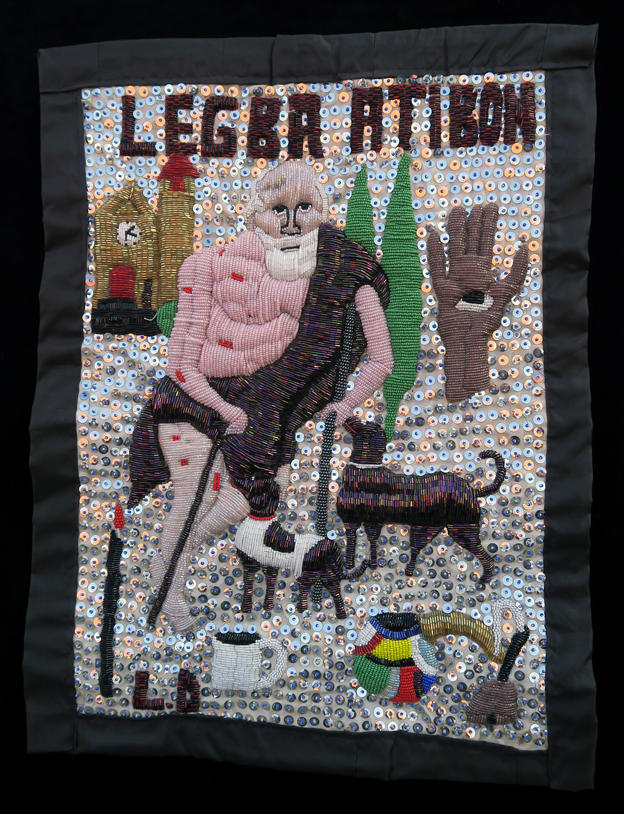 Legba Atibon - Vodou flag