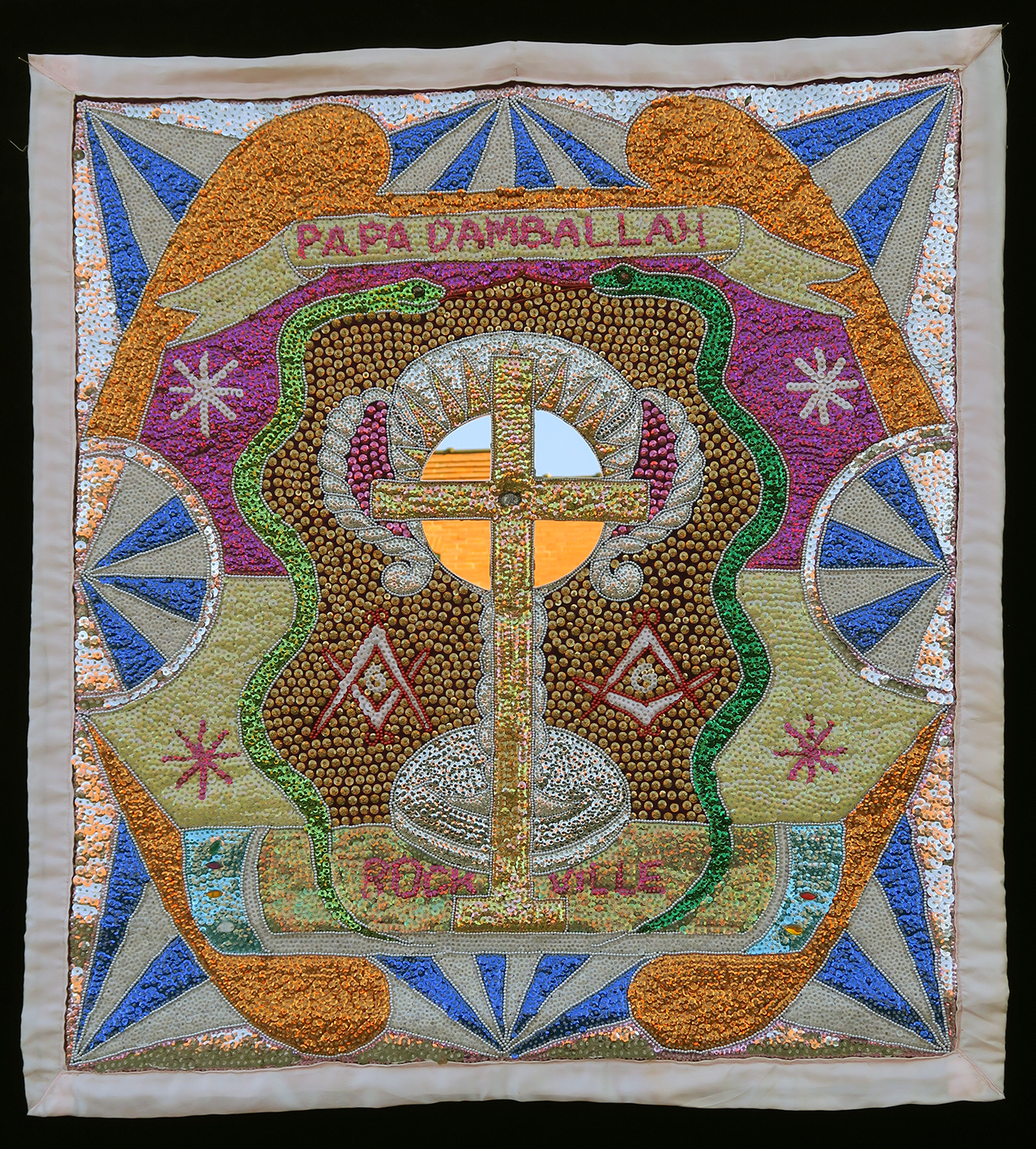 Papa Damballah - Vodou flag