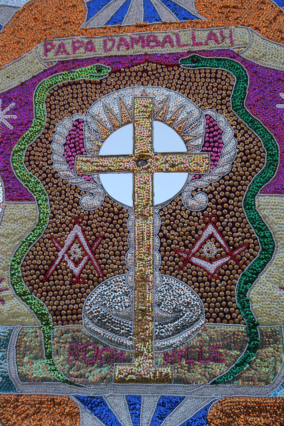 Papa Damballah - Vodou flag
