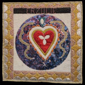 Erzulie Veve - Vodou Flag