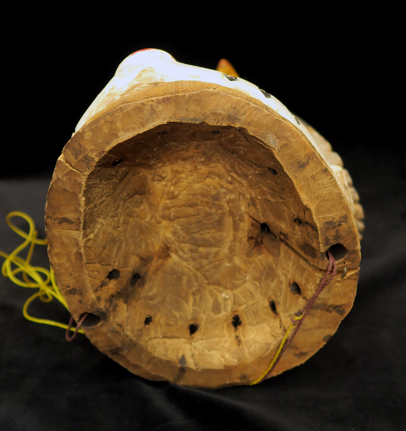 Fon Gelede Mask Surmounted by Bird with Movable Wings