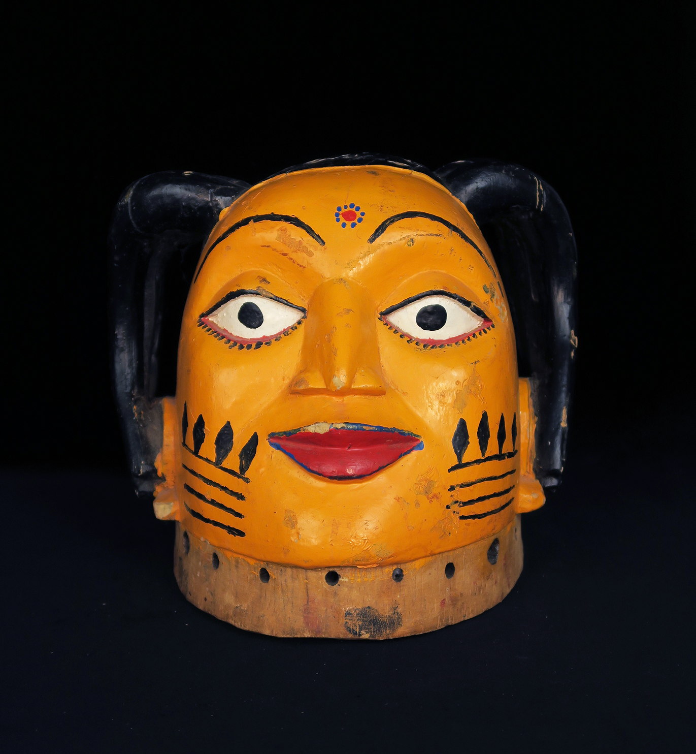 Pair of Fon Gelede Masks from Benin