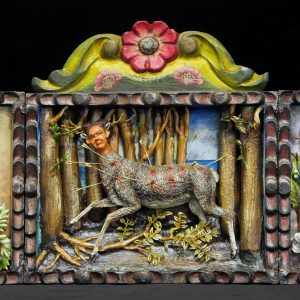 Frida Kahlo retablo - "Wounded Deer"
