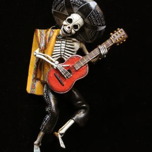 Mariachi of the Dead - retablo sculpture