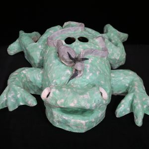 Frog with two snakes - Carnival mask