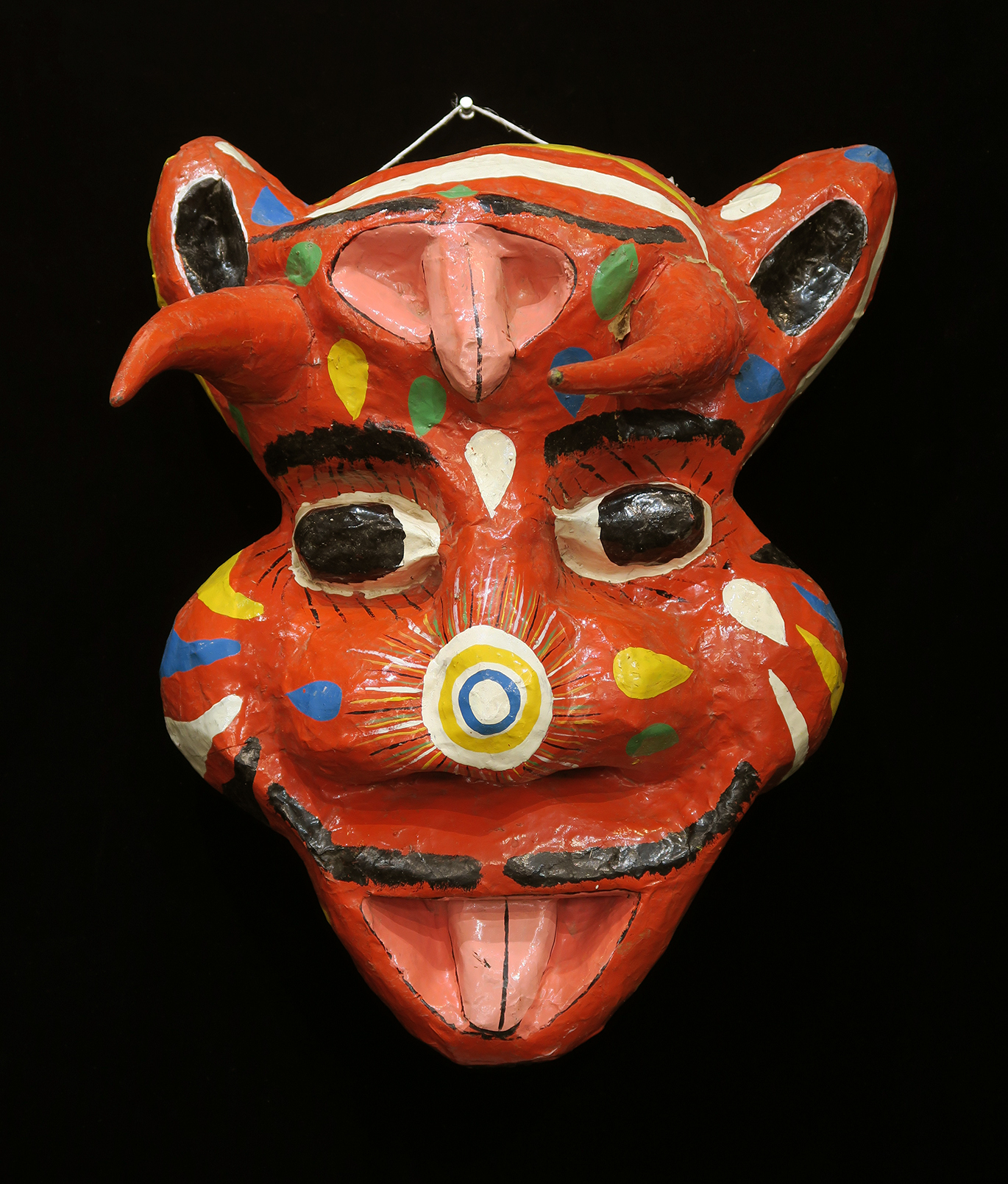 Red "Djab" Carnival Mask