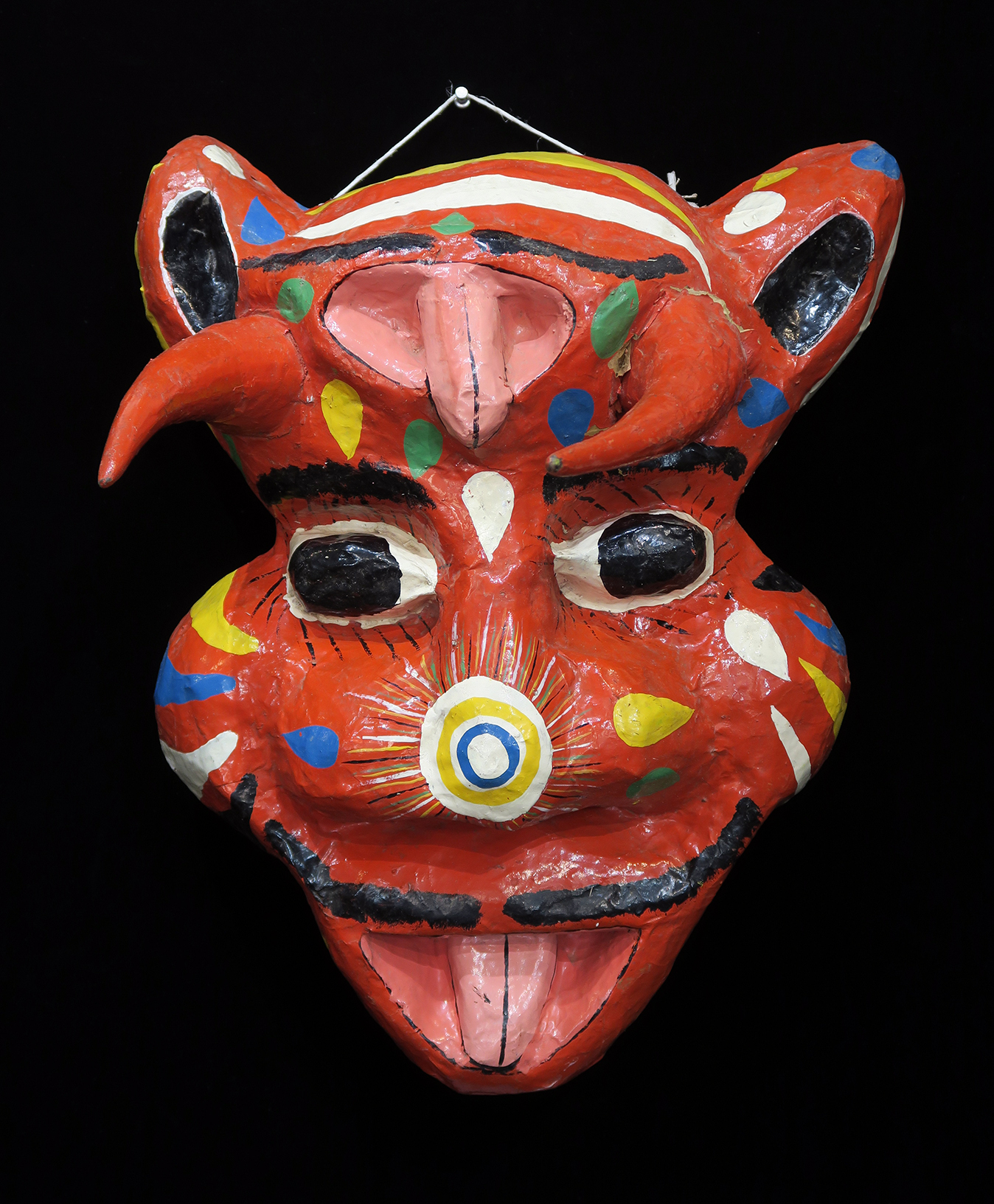 Red "Djab" Carnival Mask
