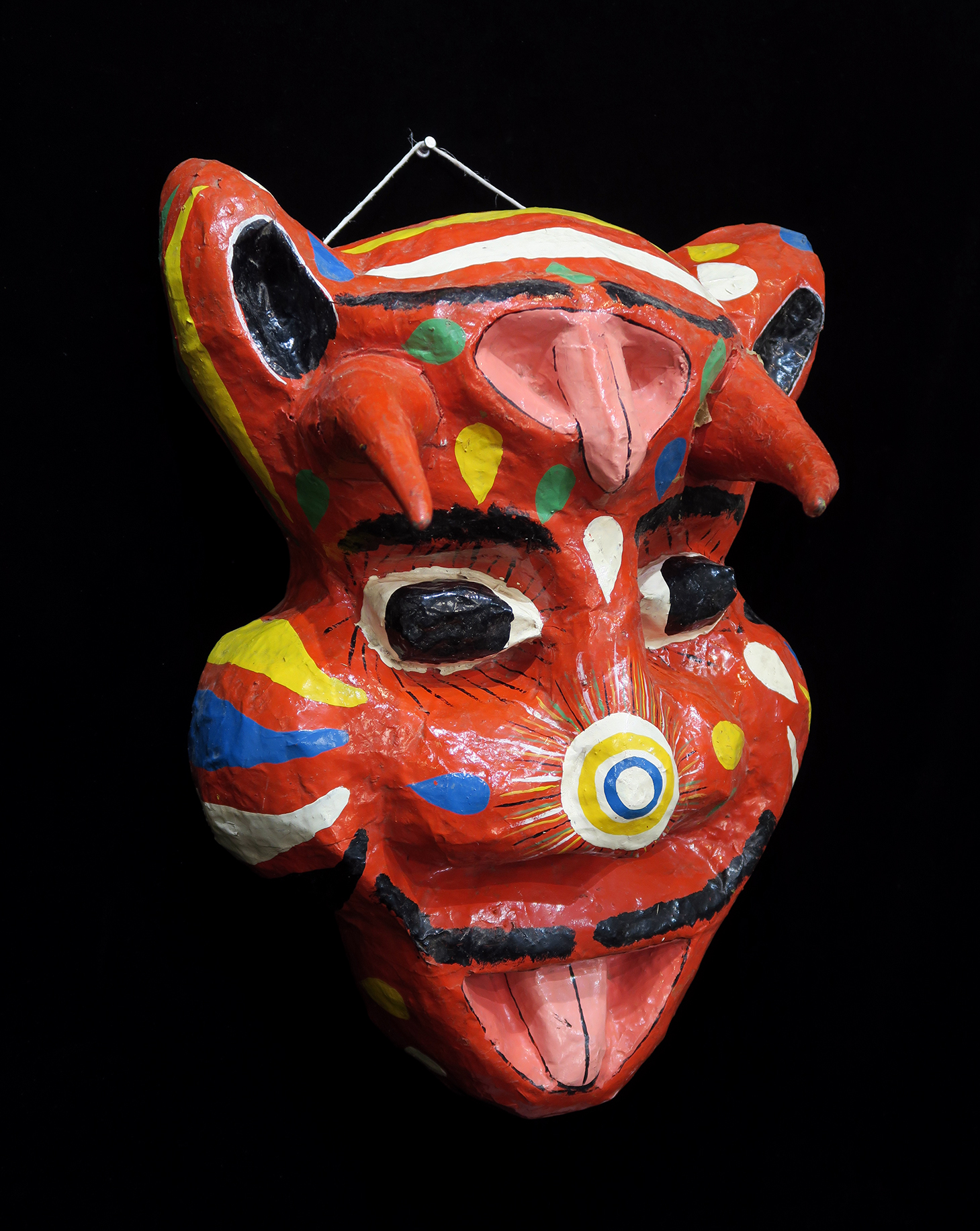 Red "Djab" Carnival Mask