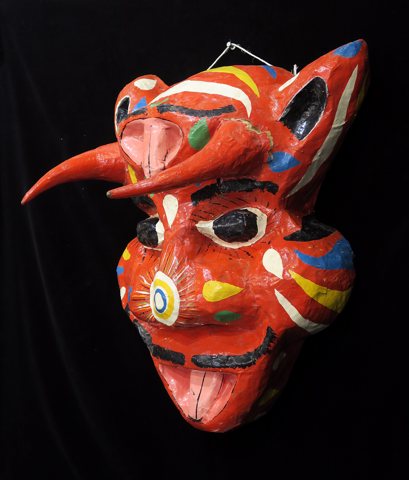 Red "Djab" Carnival Mask