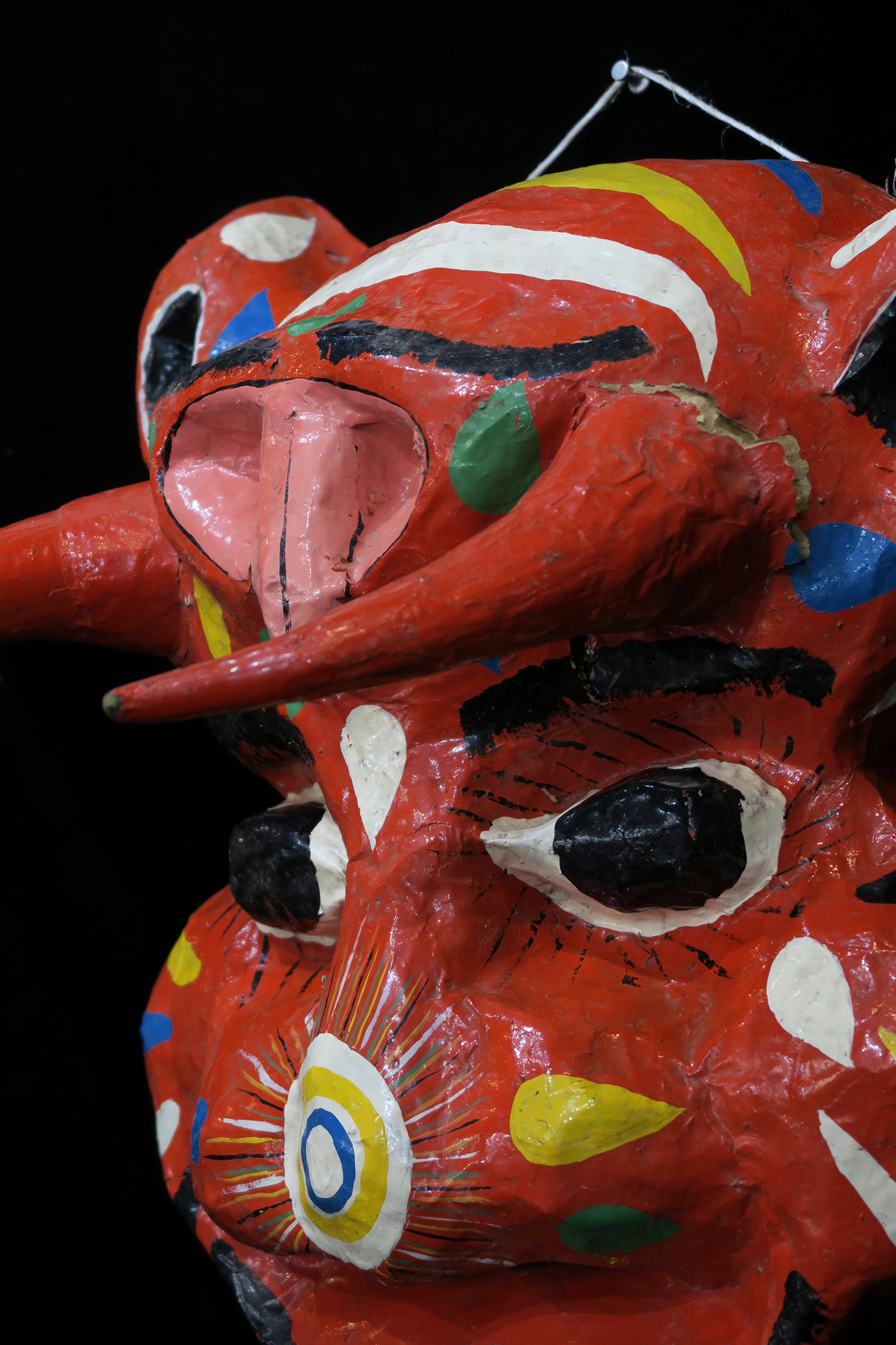 Red "Djab" Carnival Mask