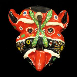 One-horned "Djab" carnival mask