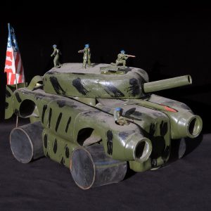 US Invasion Vehicle from plastic bottles