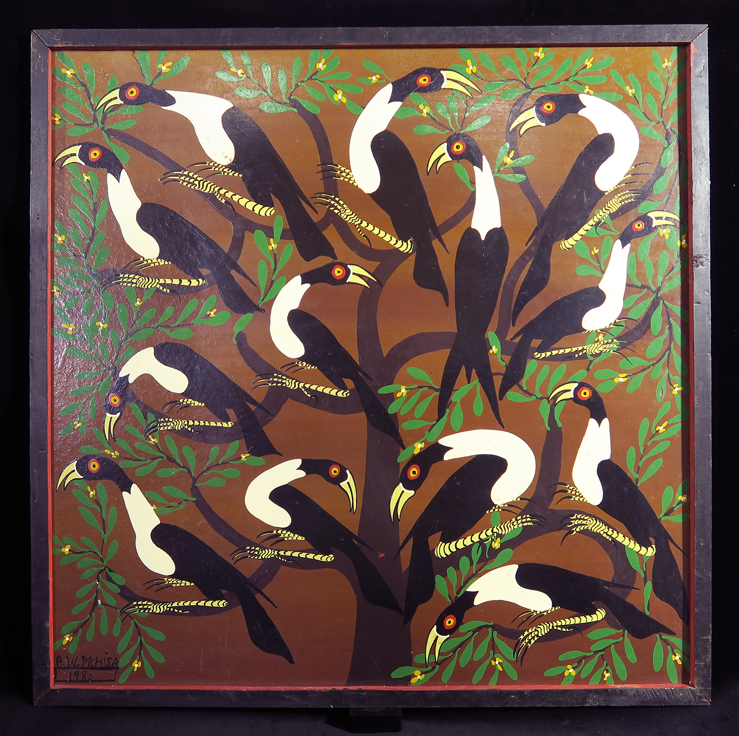Hornbills in a Tree