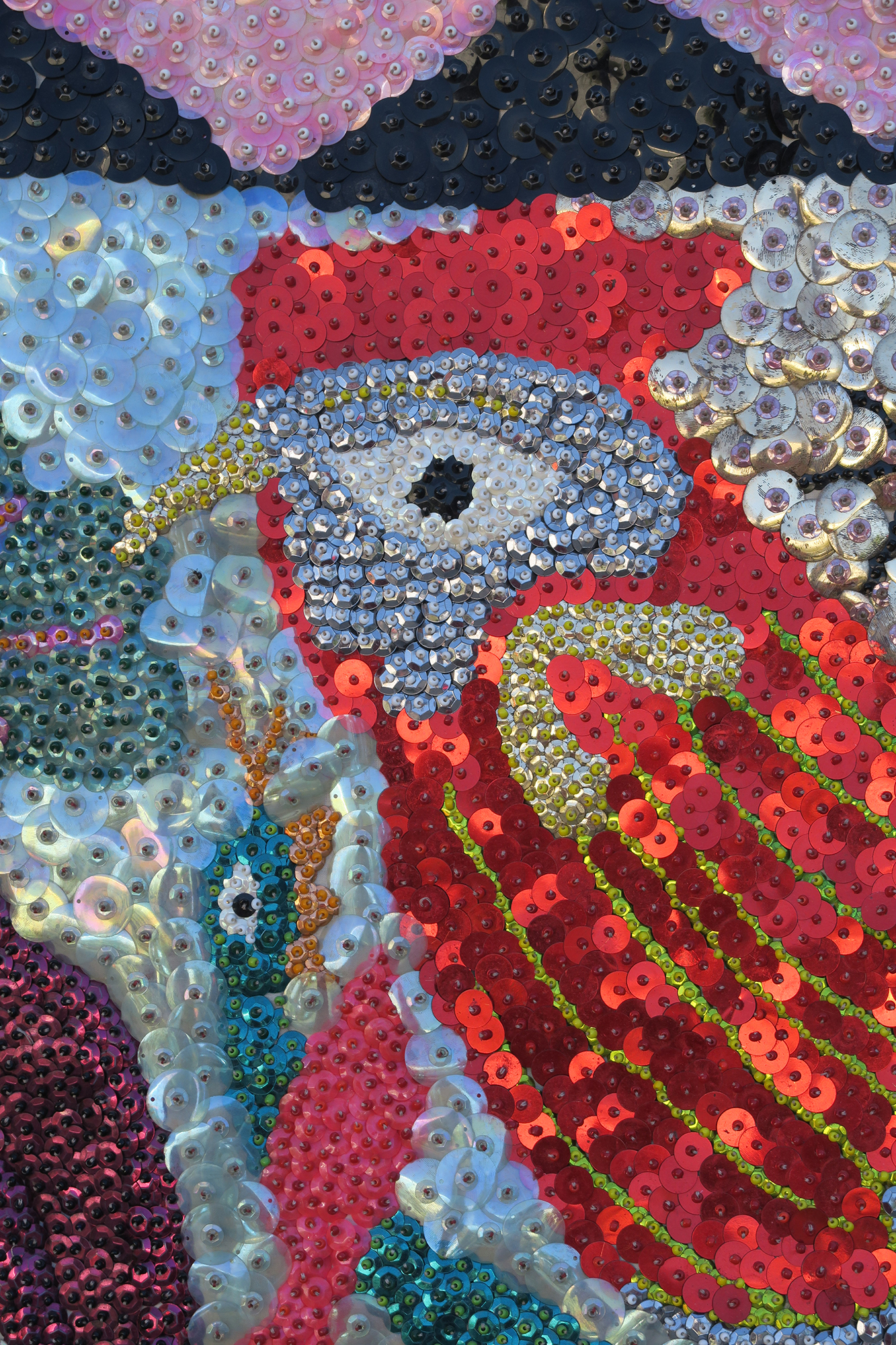 Kok Kalité (Rooster) Vodou flag