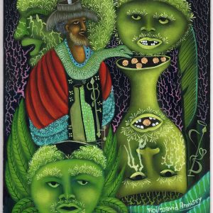 “A man finding a hidden treasure through the intercession of Damballa”
