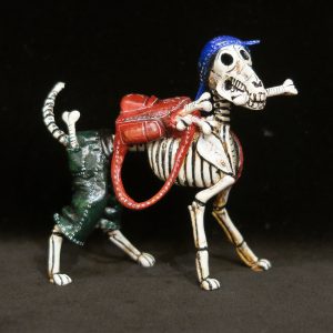 Calavera Dog - Retablo Figure