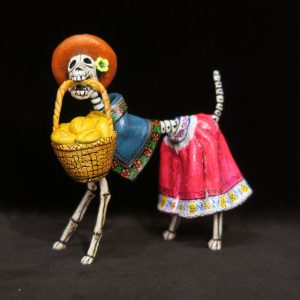 Calavera Dog - Retablo Figure