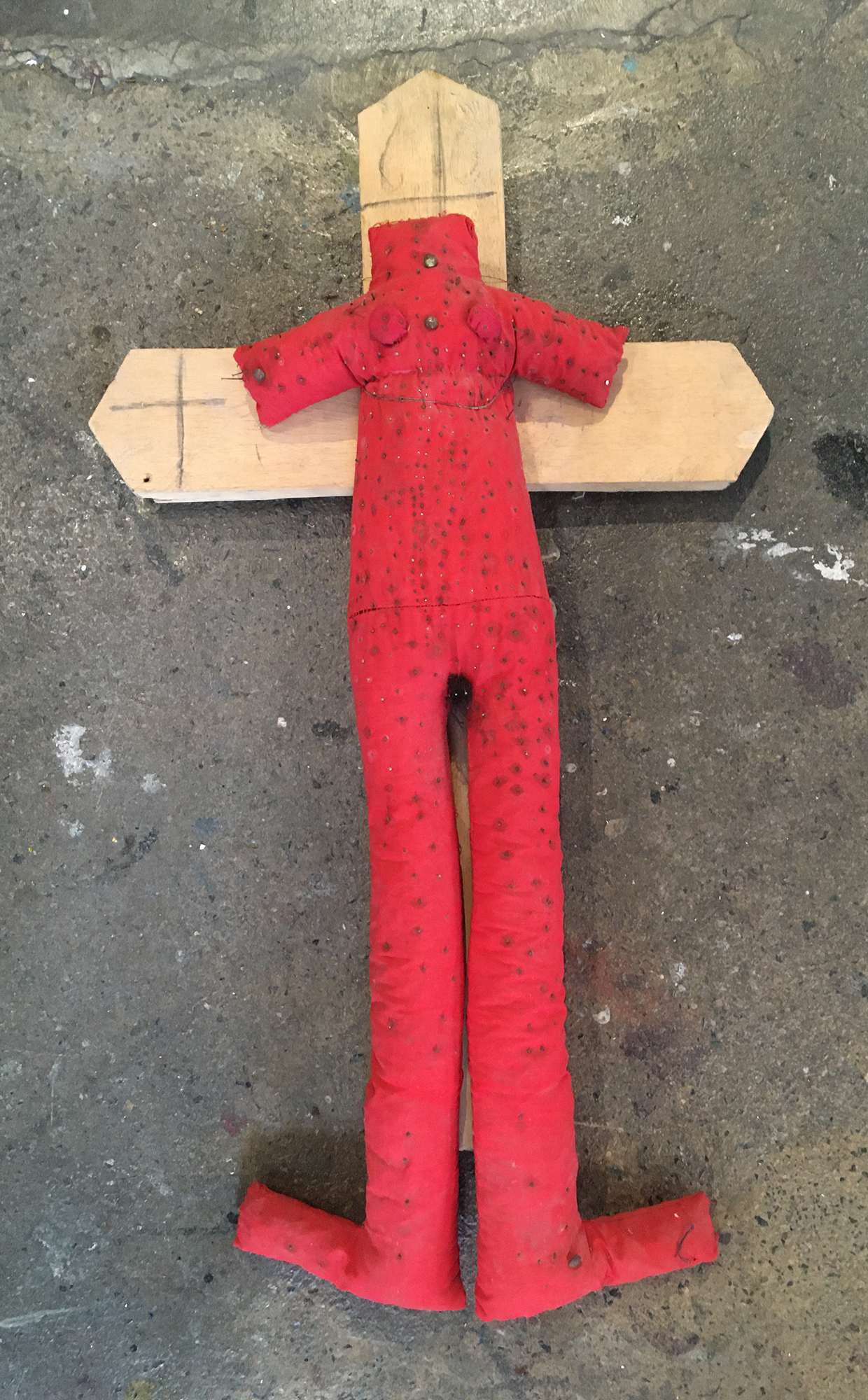 Figure on a Cross - Vodou object
