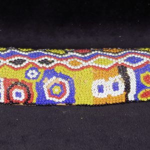 Vintage Large Huichol Beaded Snake