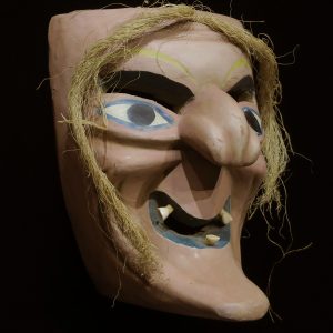 "Vieja" Maque mask from Michoacan