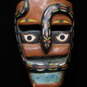 Maque Snake mask from Michoacan