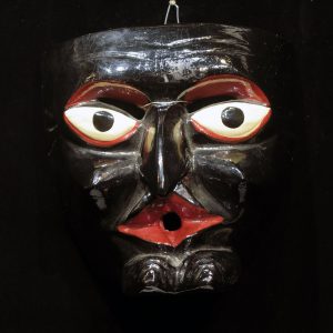 "Negrito" Mask with Beard from Michoacan