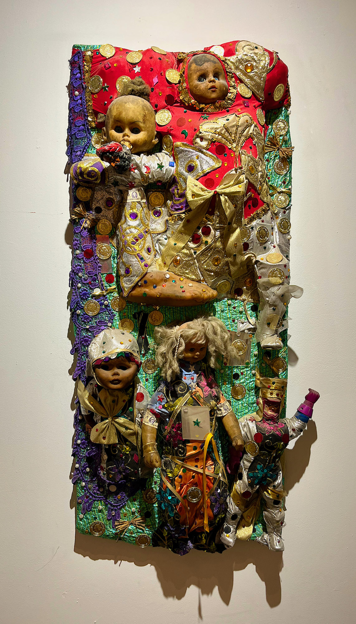 "One Foot Spirit" - Vodou Sculpture/Mojo Board by Pierrot Barra