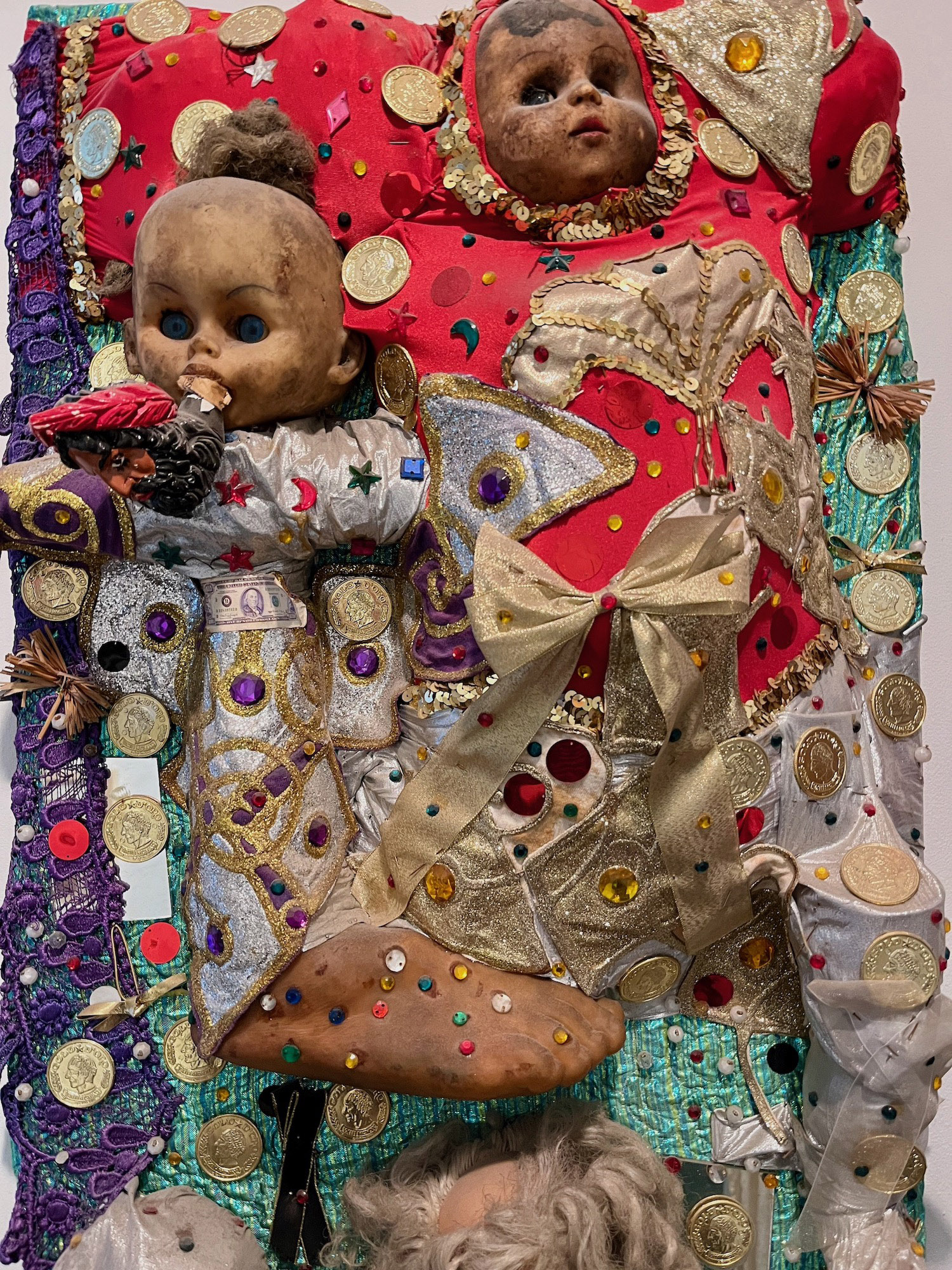 "One Foot Spirit" - Vodou Sculpture/Mojo Board by Pierrot Barra