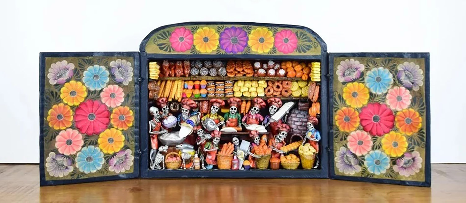 Panaderia de los Muertos (Bakery of the Dead) Retablo