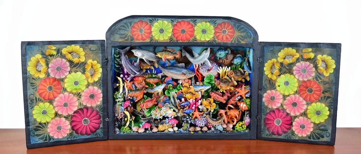Bajo el Mar II (Under the Sea) Retablo