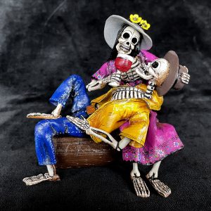Two Calaveras on a Log