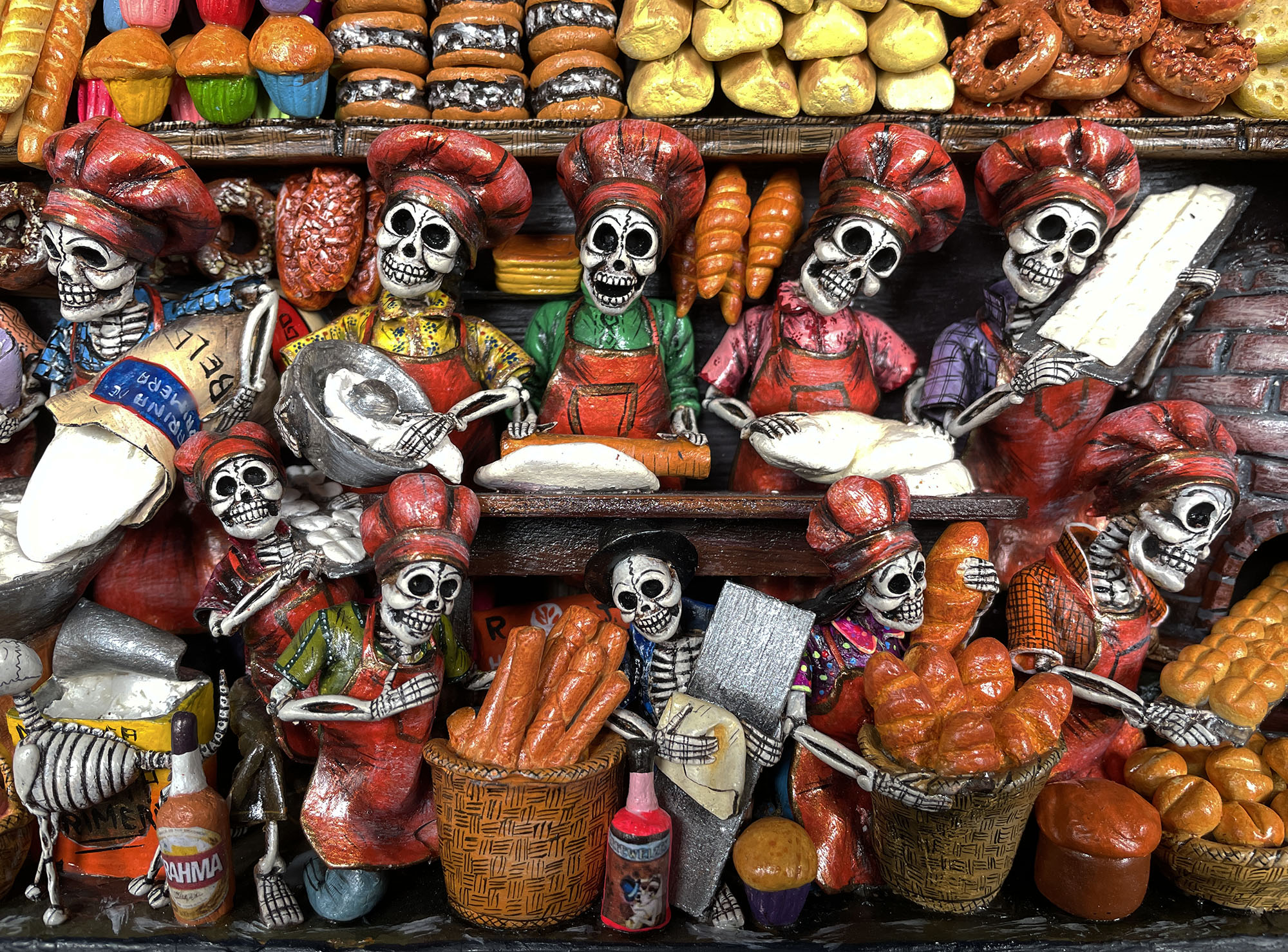 Panaderia de los Muertos (Bakery of the Dead) Retablo