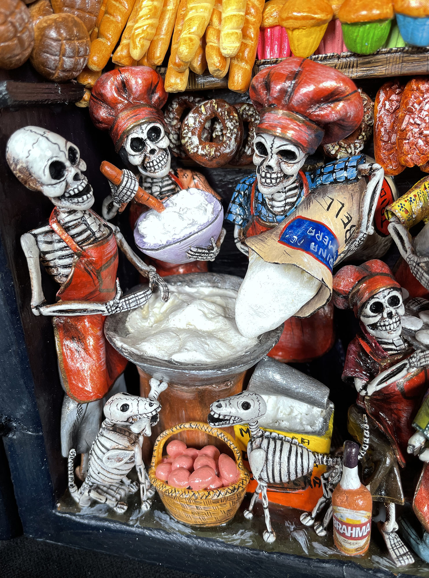 Panaderia de los Muertos (Bakery of the Dead) Retablo