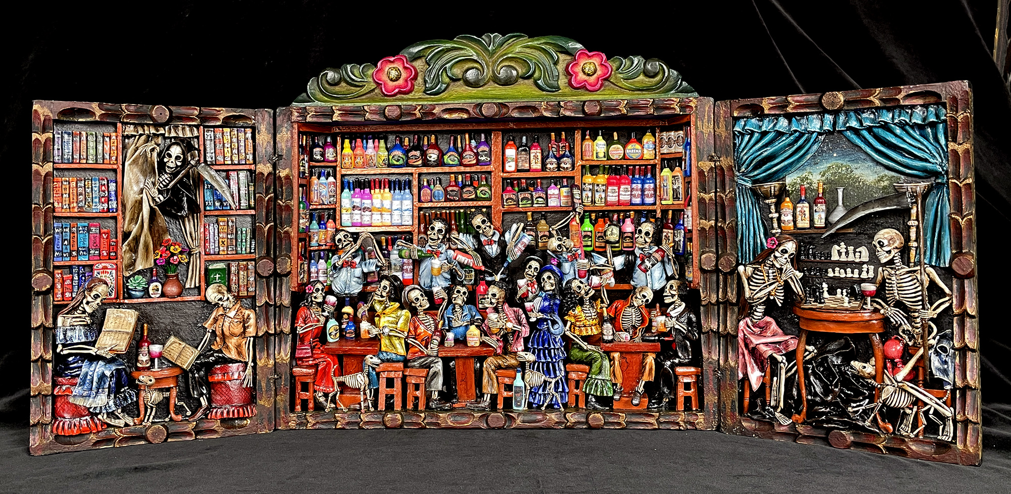 "Bohemia" Cantina de los Muertos - retablo (version 11)