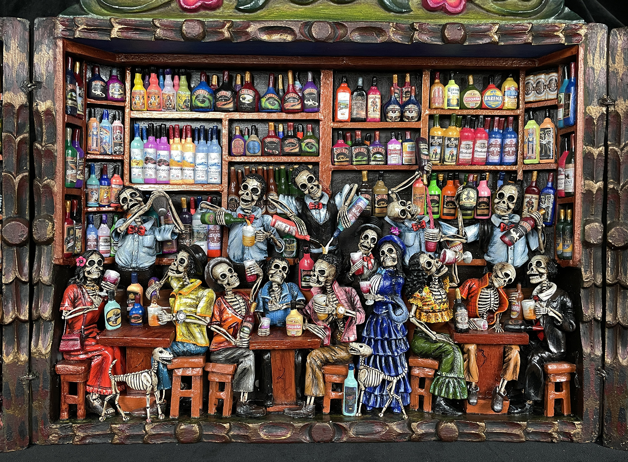 "Bohemia" Cantina de los Muertos - retablo (version 11)