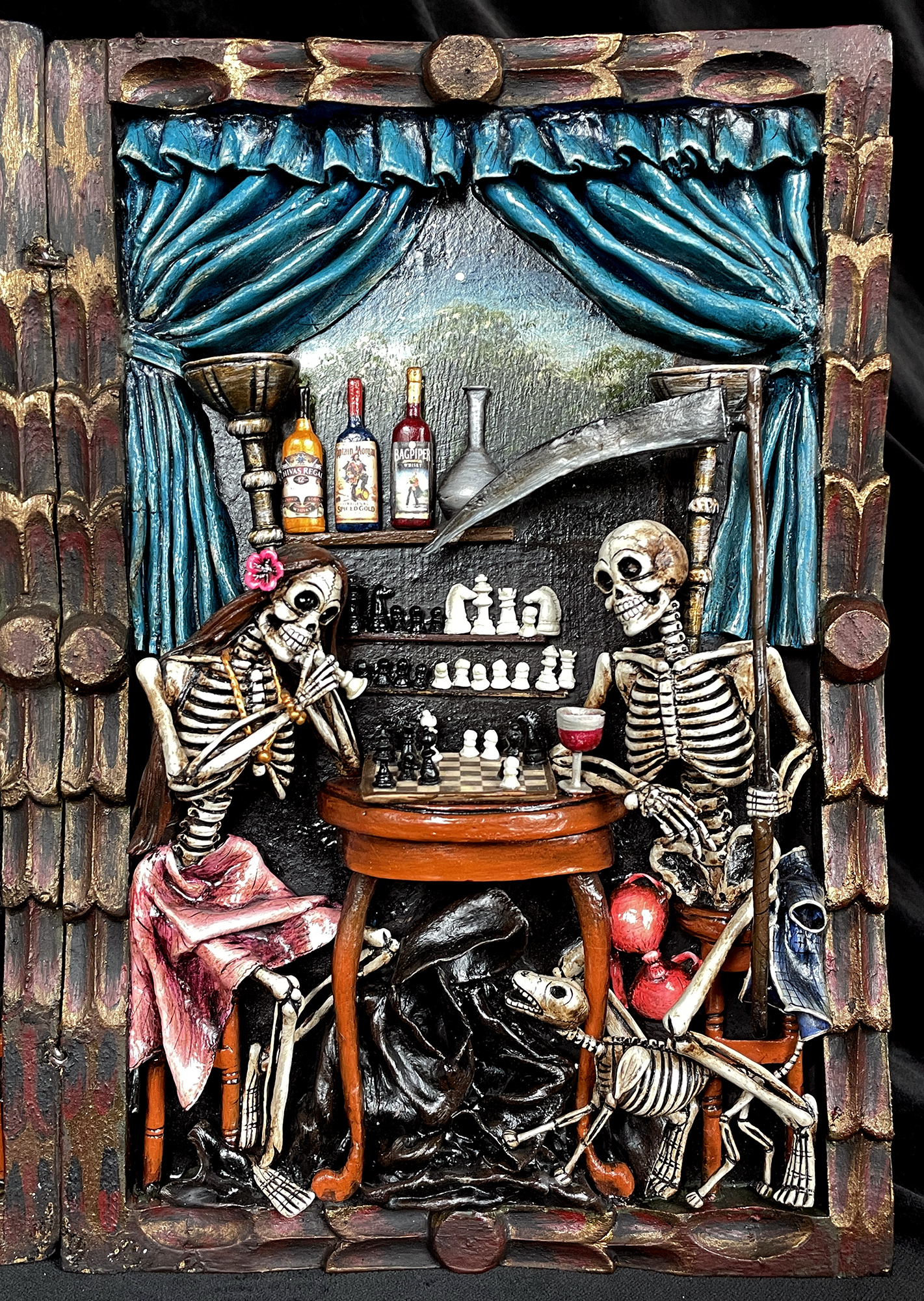 "Bohemia" Cantina de los Muertos - retablo (version 11)