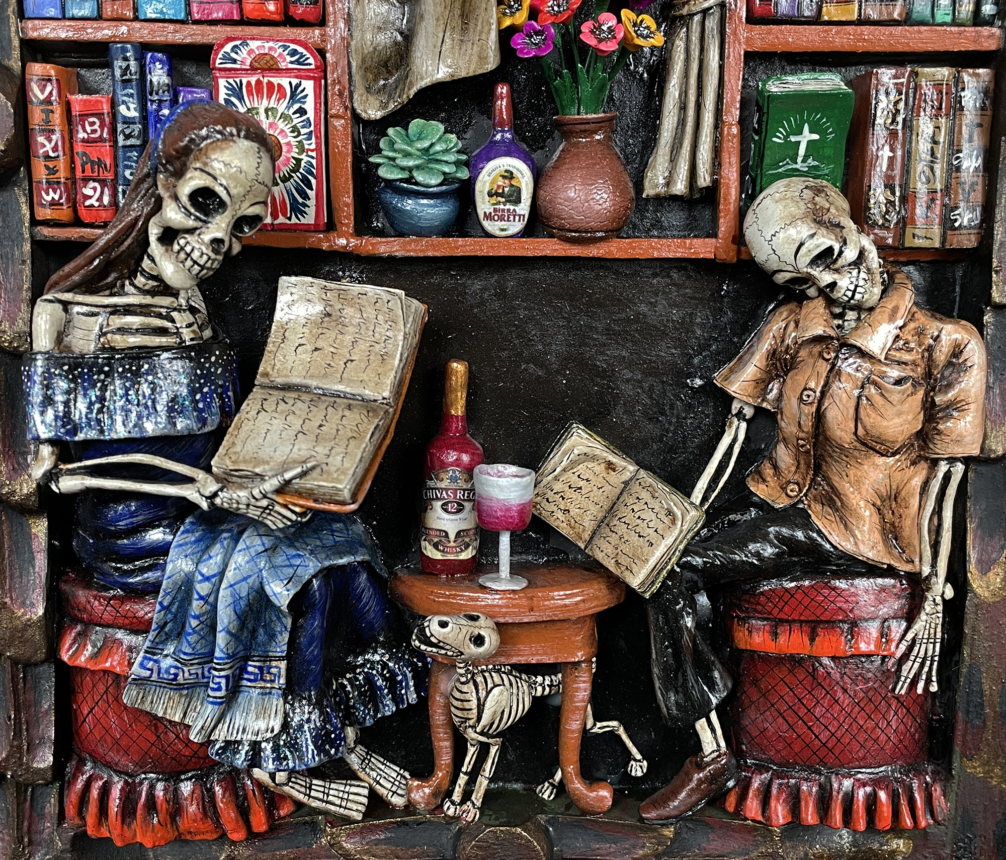 "Bohemia" Cantina de los Muertos - retablo (version 11)