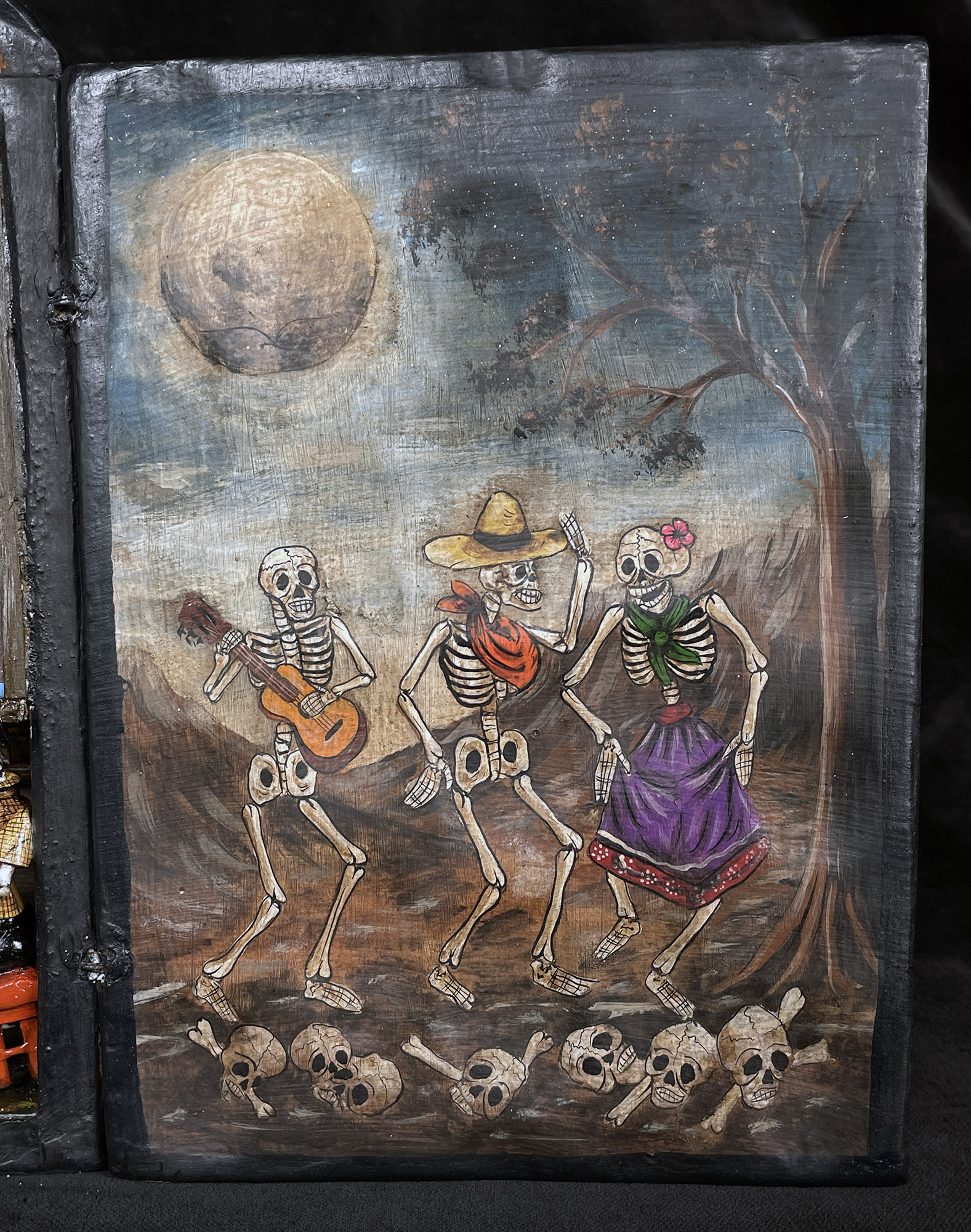 Cantina de los Muertos (Cantina of the Dead) Retablo (version 9)
