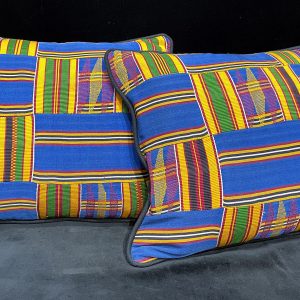Asante Kente-cloth pillow