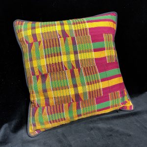 Asante Kente-cloth pillow