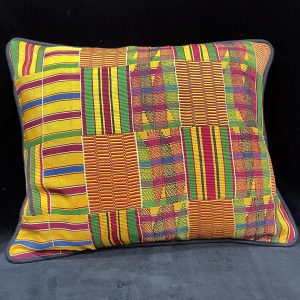 Asante Kente-cloth pillow