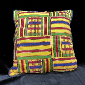 Asante Kente-cloth pillow