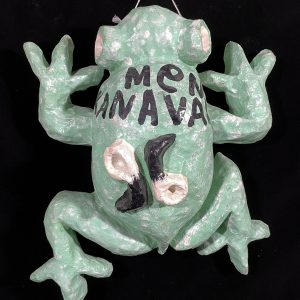 "Men Kanaval 96" Frog Carnival Mask/Sculpture